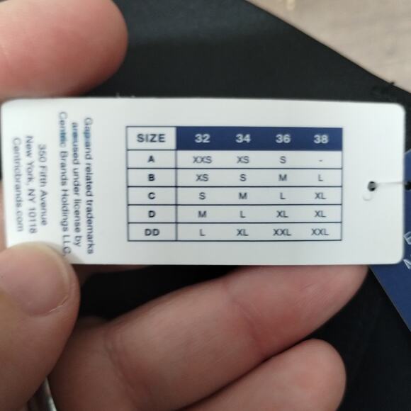 Gap Body NWT Size 34D (Large) Black Everyday Multiway Underwire Padded Bra - Picture 10 of 10